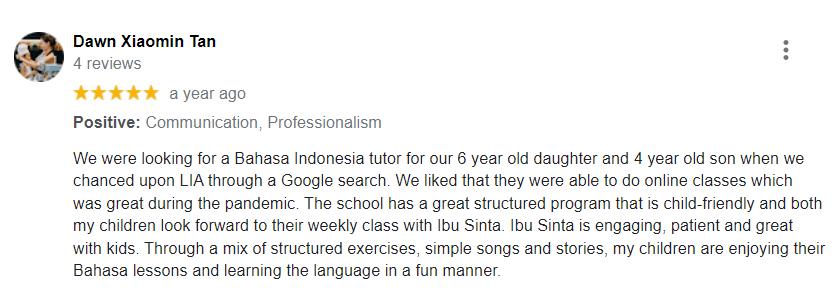 Learn Indonesian Asia Kids Class Review